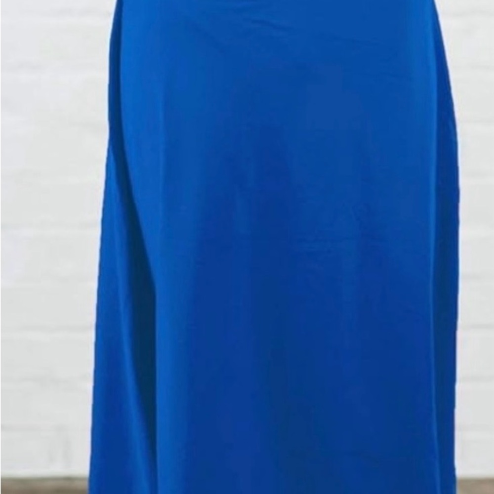 Chic Blue Maxi Skort